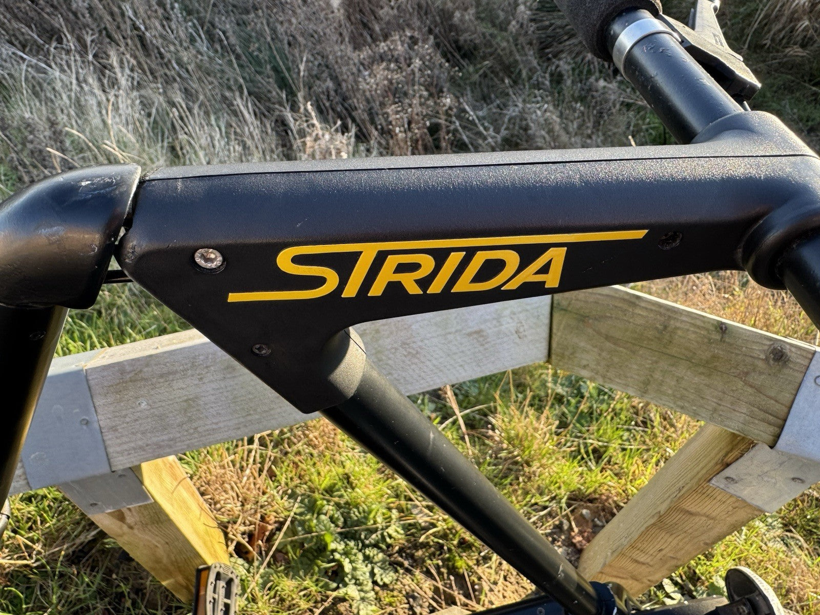 Vintage Strida Folding Bike Collectable Unusual Design w Rubber Drive Belt