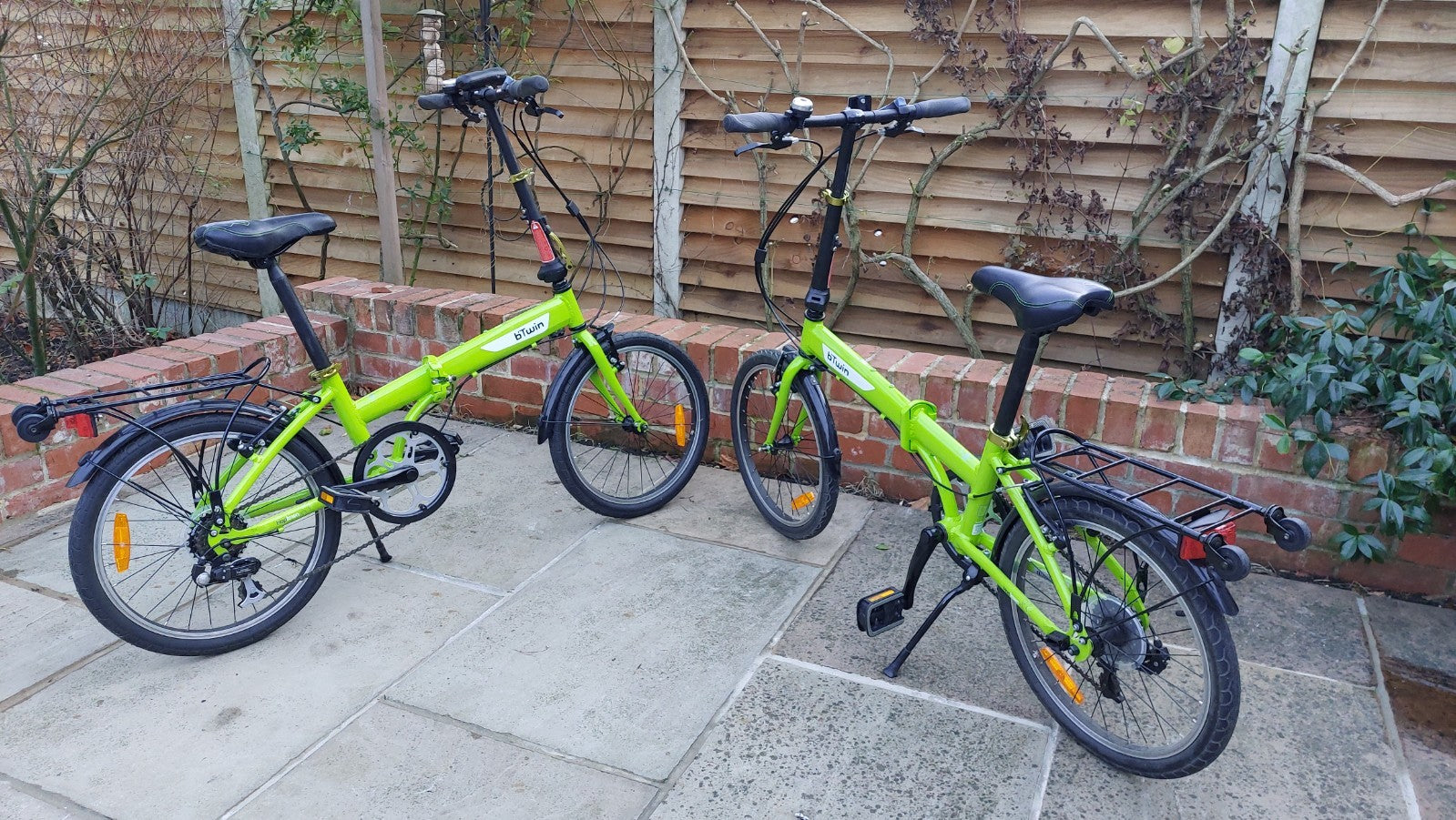 Btwin Hoptown 7speed folding bicycles