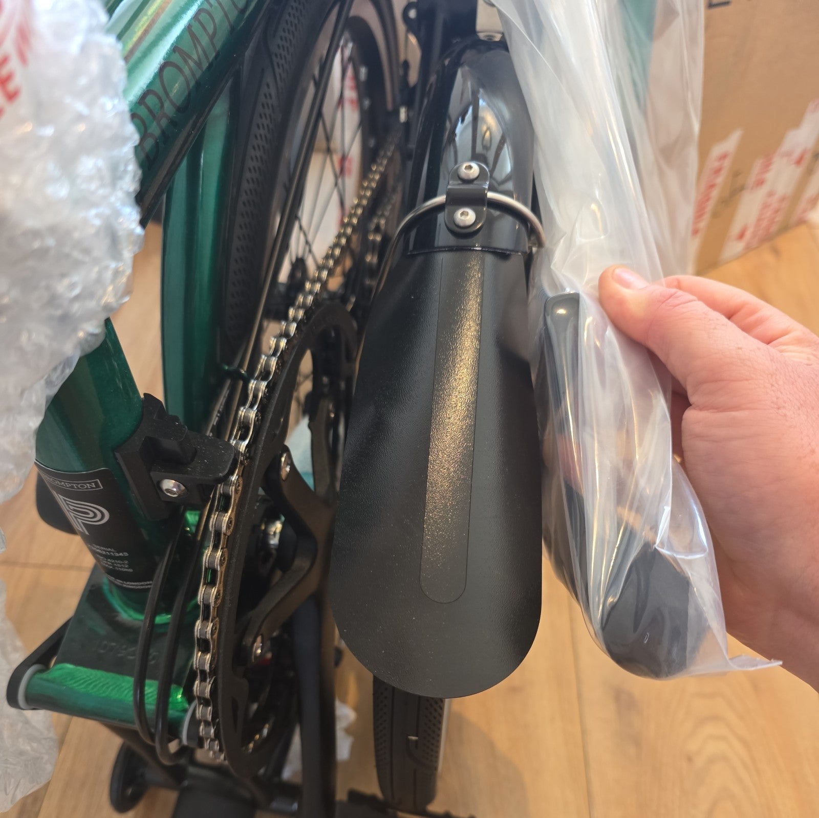 Brompton P Line 4-Speed - Urban Low Handlebar Folding Bike - Emerald Green LTD!