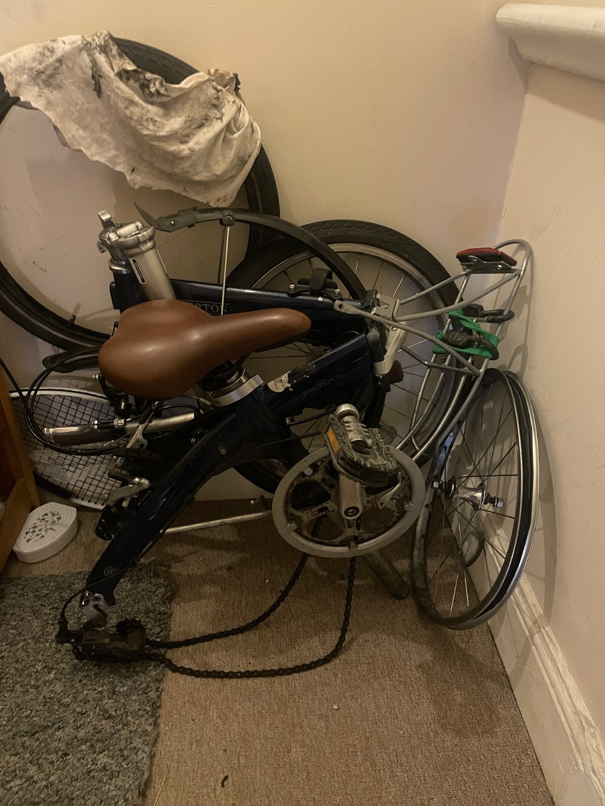 (Spares ) Bickerton Junction 1607 Foldable Bike Blue 20 Inch Wheels