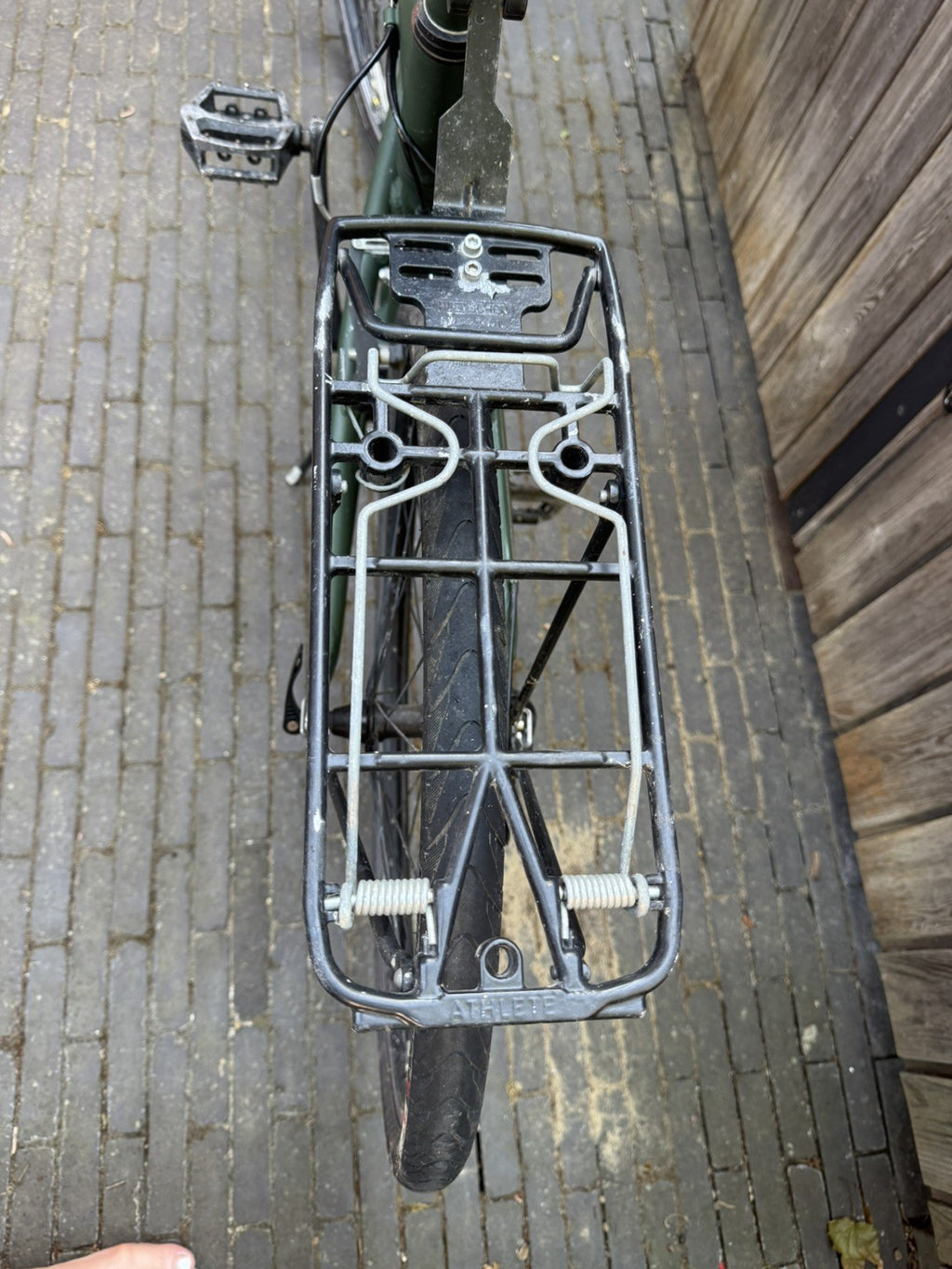 MONTAGUE FOLDING BIKE 26” WHEELS MATT GREEN
