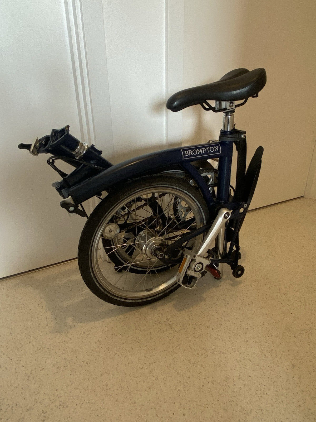 Brompton 3HL Navy 2020 Excellent Condition Seldom used