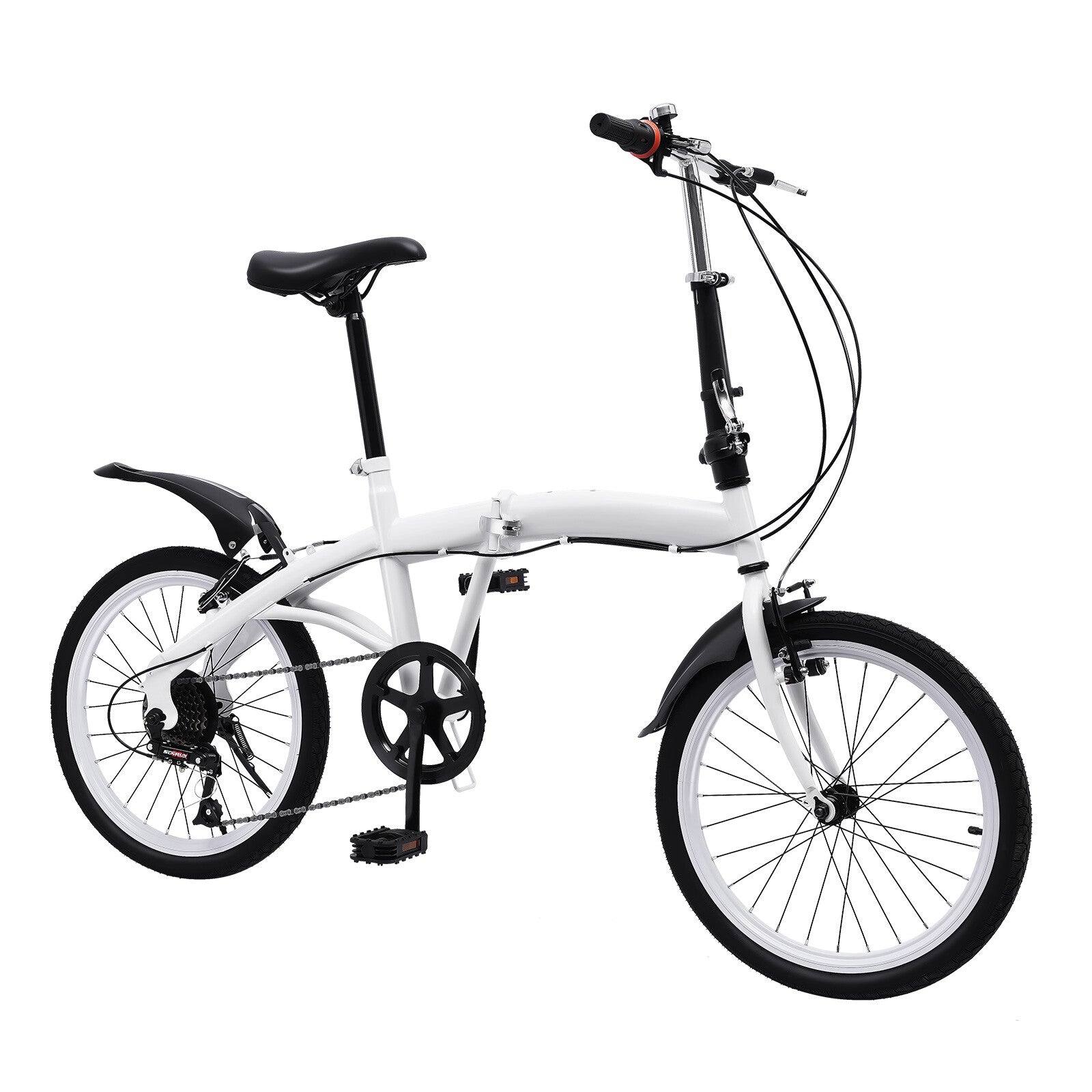 USED！！！ 20" Folding Bike Adults Bicycle Lightweight Alloy Folding City Bike