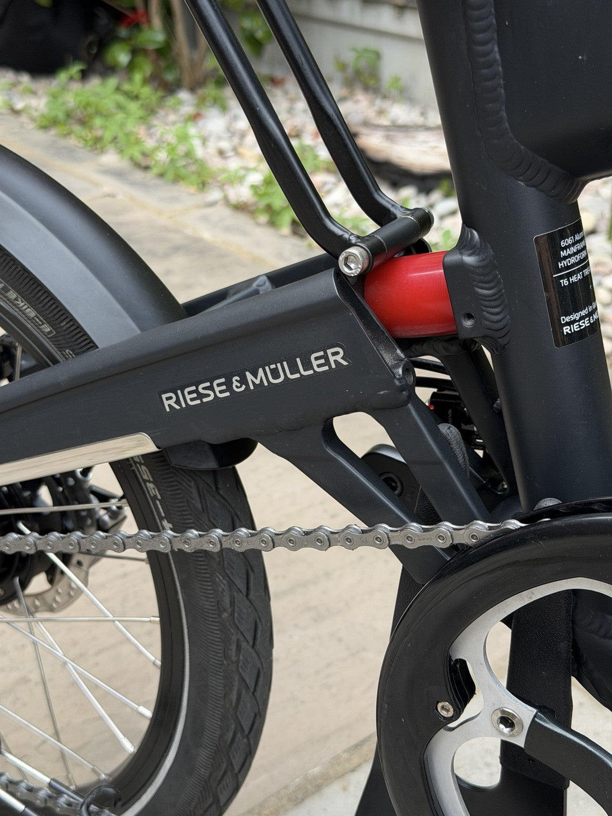 Folding Bicycle BIRDY RIESE &MULLER  Full Suspension Disc Brakes Rohloff 14 Gear