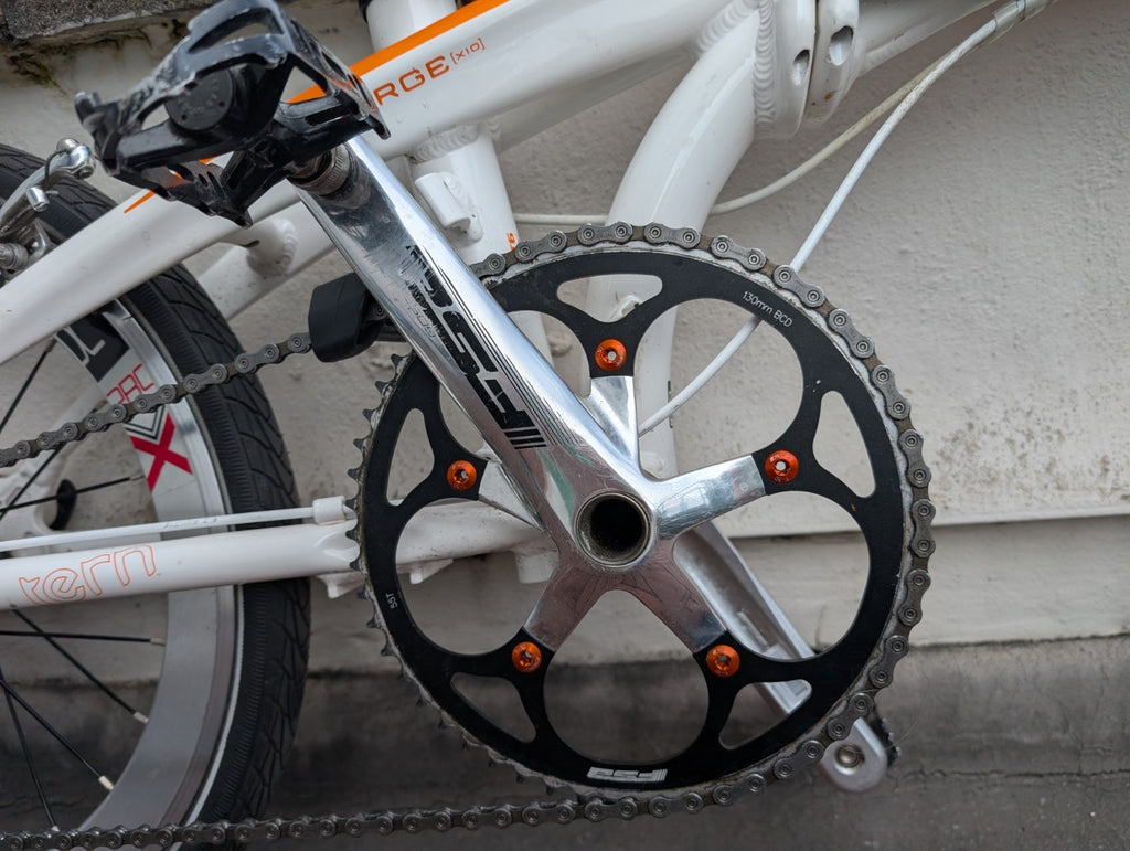Tern Verge x10 Folding Bike 20in Wheels with upgraded OEM wheelset