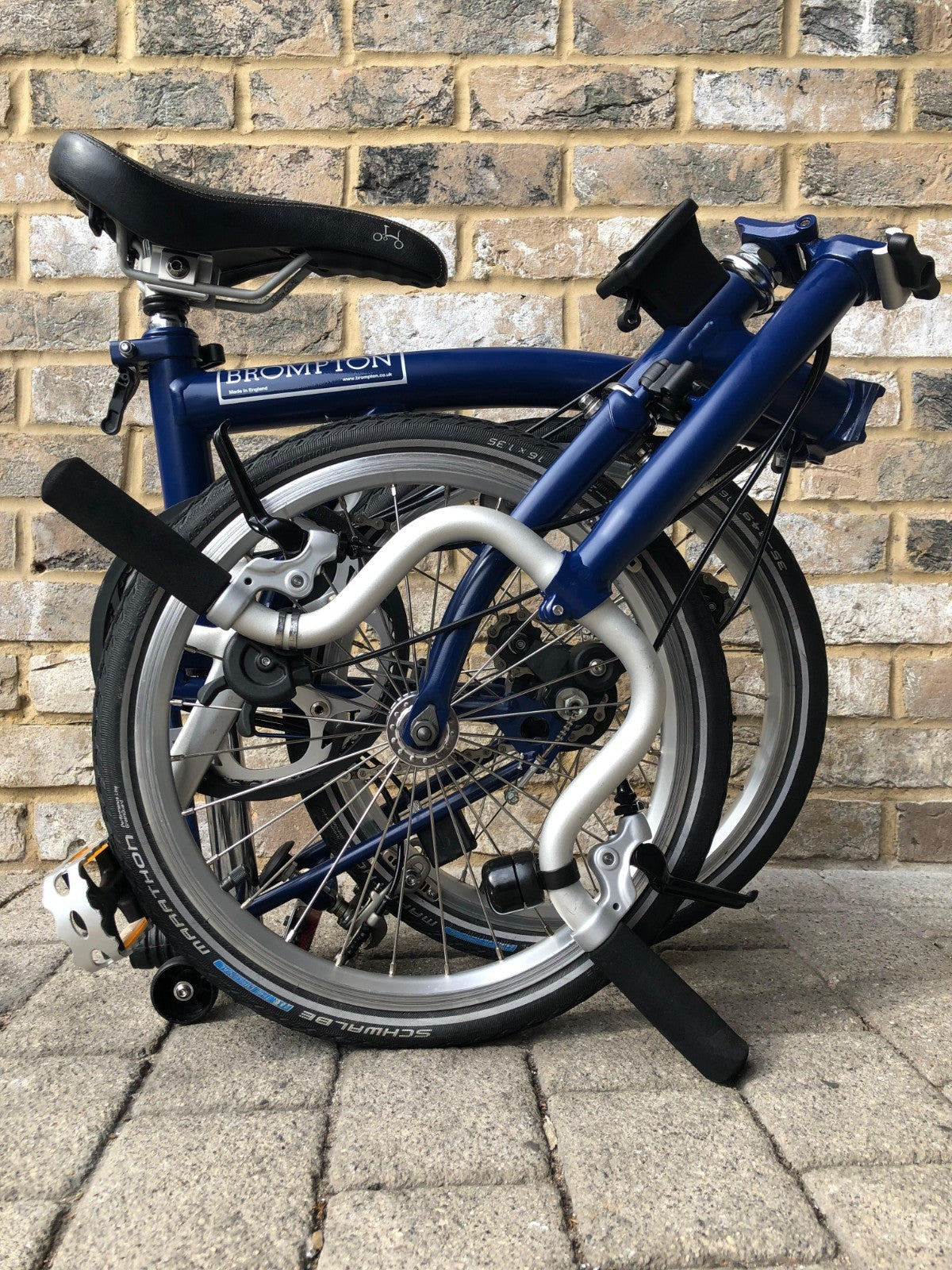 Brompton Cobalt Blue 3 Speed Mid M3L - WORLDWIDE DELIVERY