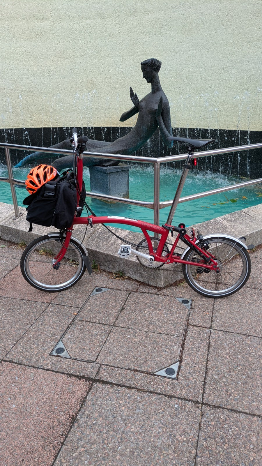 Brompton M6L Red House Silver Edition 2022 Foldable Bike RRP £1415