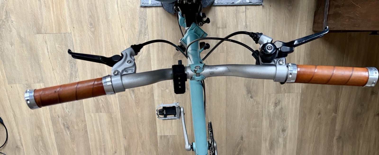 Brompton M3L folding bike C Line Equivalent in Turkish Green