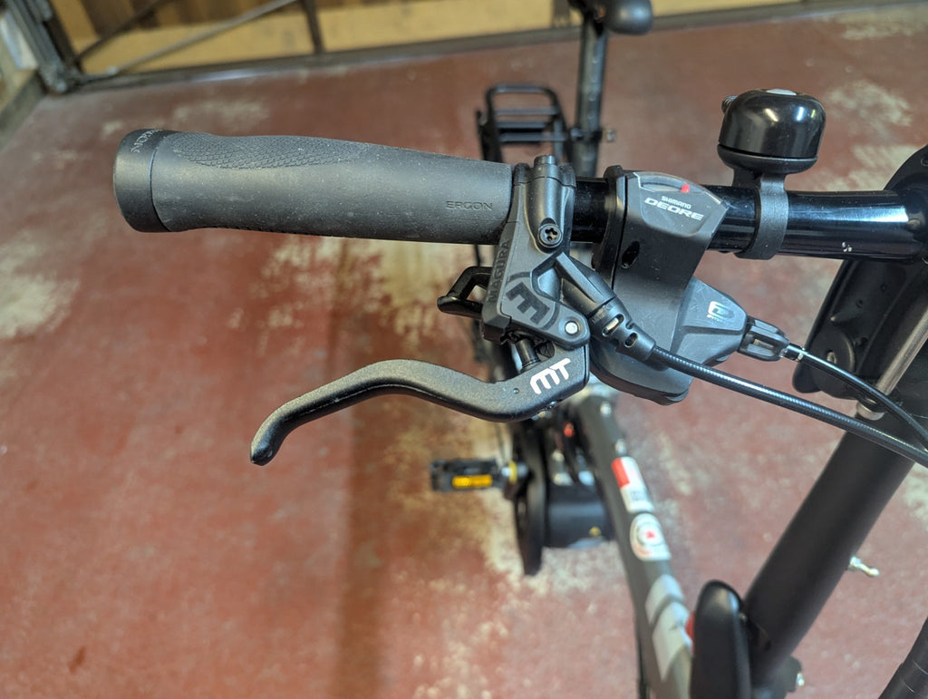 Tern Vektron S10 folding bike. Bosch Performance Line & Shimano Deore 10 gears
