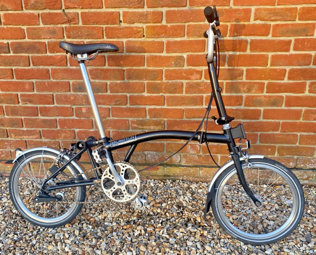 Brompton A Line 3-Speed Folding Bike with bag