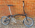Brompton A Line 3-Speed Folding Bike with bag