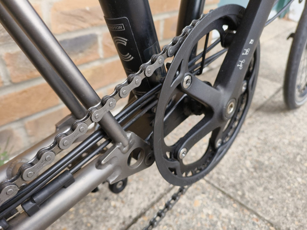 2022 Brompton C Line Titanium Superlight 6 speed folding bike
