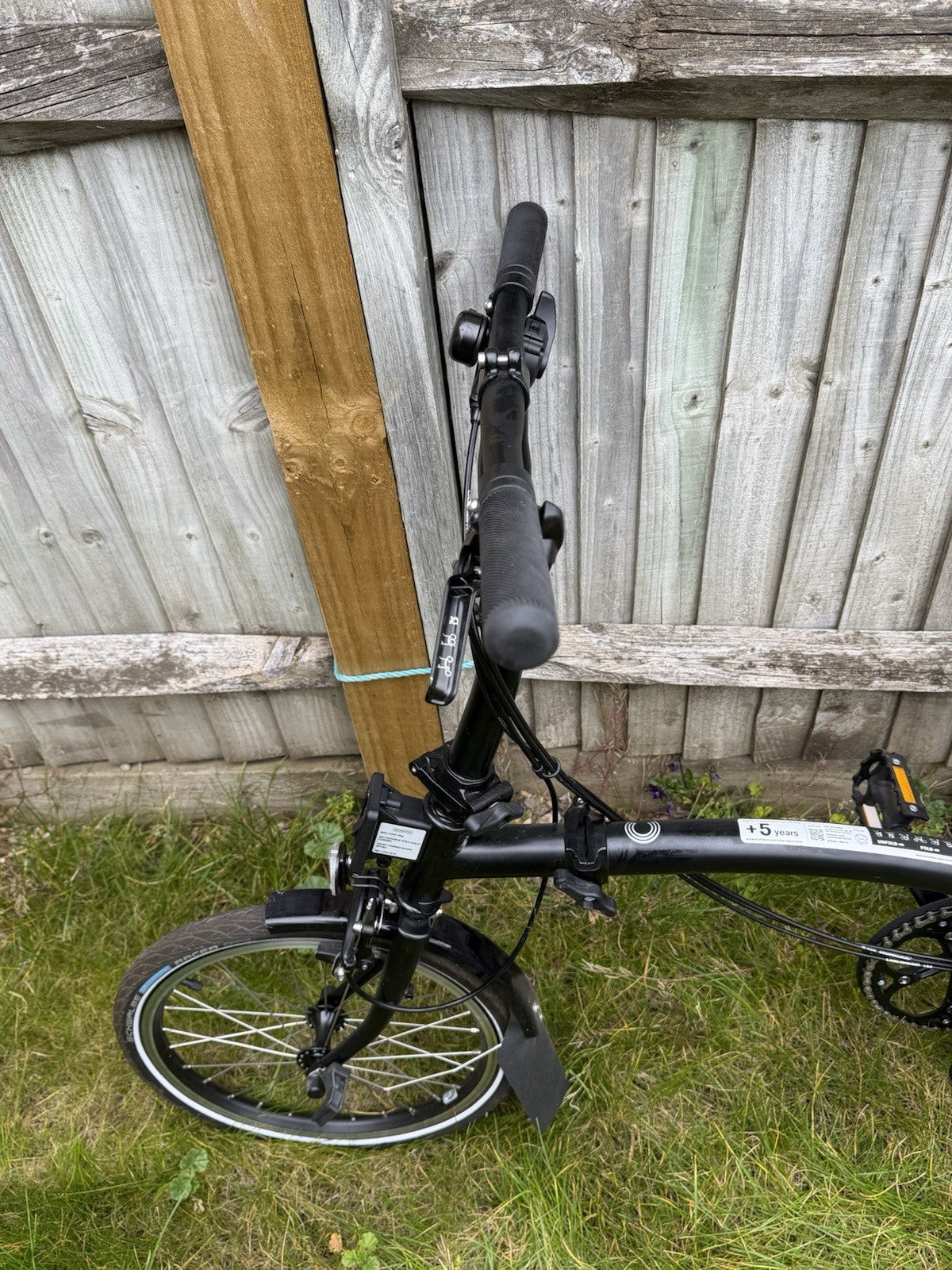 Brompton Folding Bike C Line Explore 6- Speed Low Bar Black Excellent Condition