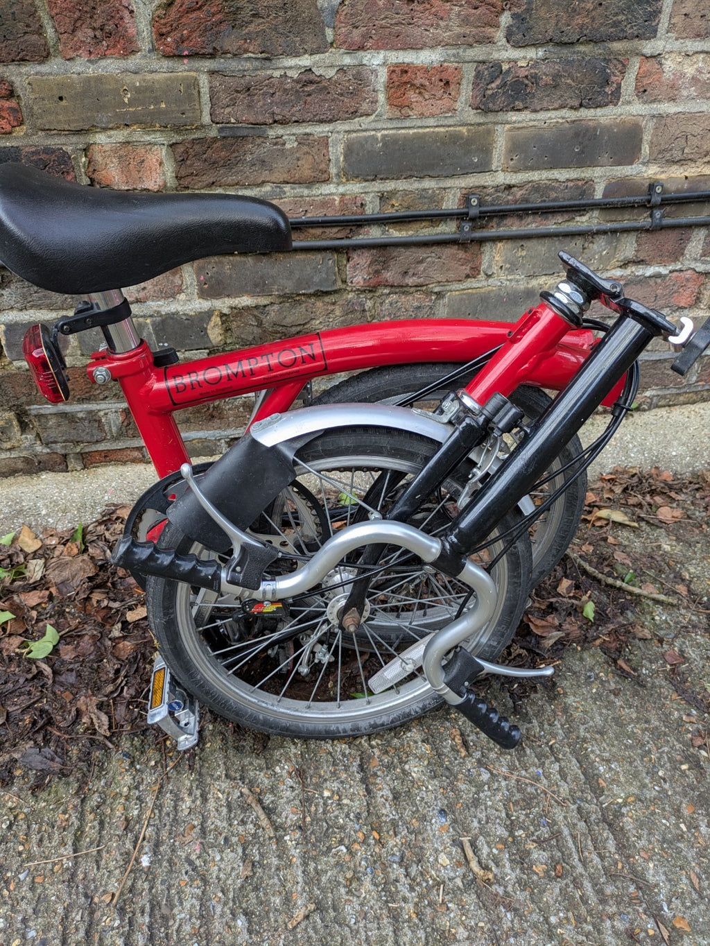 Brompton L3, 1997, Folding Bike, Excellent Condition, Red, Sturmey Archer