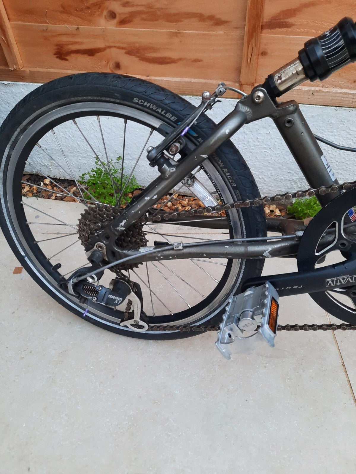 very fast lightweight Dahon Airshock Jetstream Folding Bike 20" Wheels Sram X-7