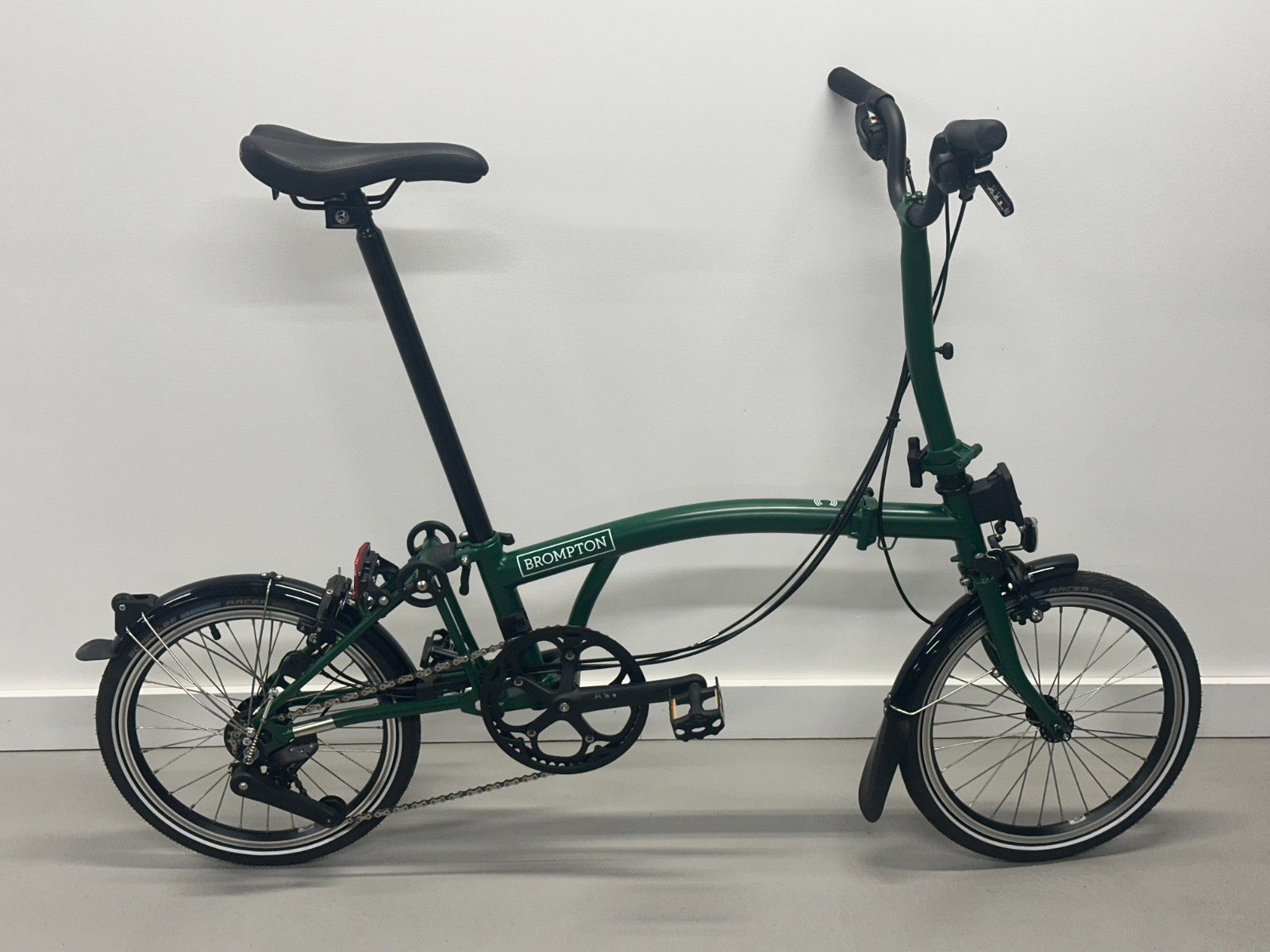 Brompton C Line - Classic Racing Green - 12 Speed - comes with Brompton Pump