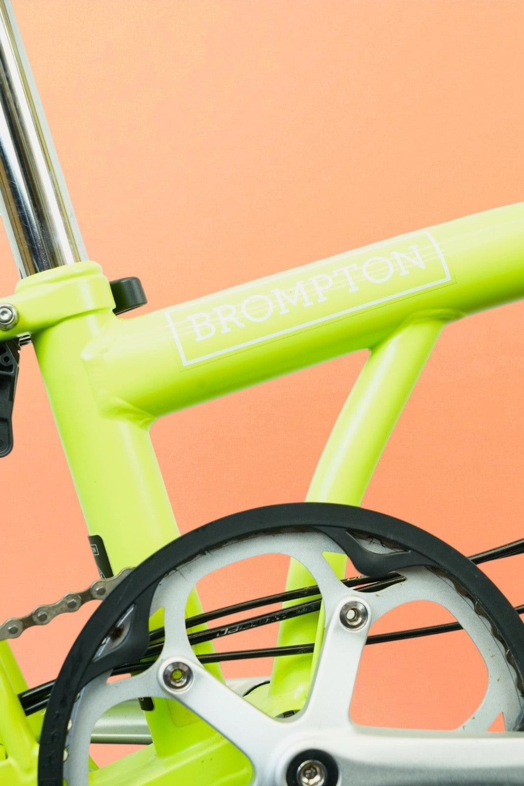 Brompton M6L (C Line Explore) - Lime Green