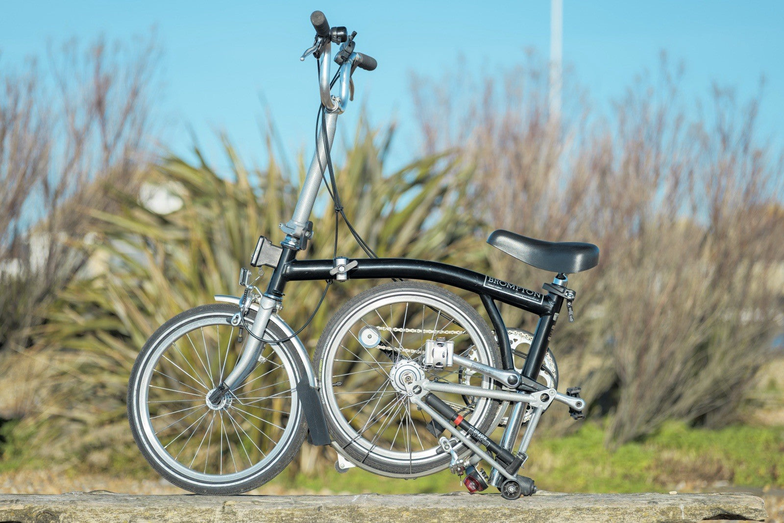 Brompton M3L folding bike, recently serviced, excellent condition