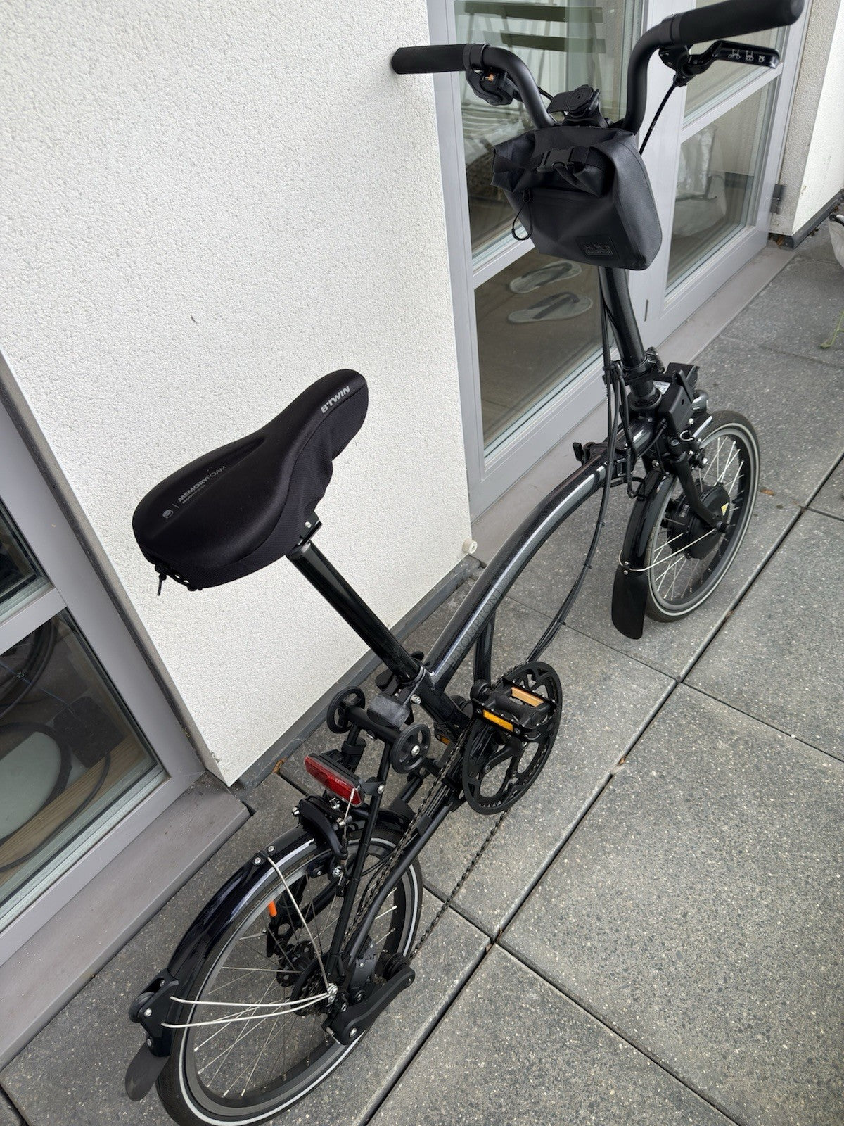 Brompton P Line 2023 Urban 4-Speed Black with Roller Frame