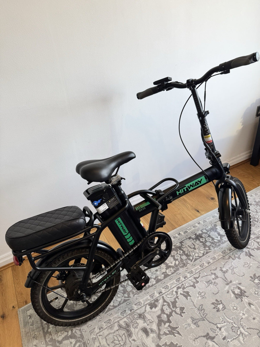 Hitway BK5S Folding Bike (2025), 250W Motor, 36V 10.4Ah