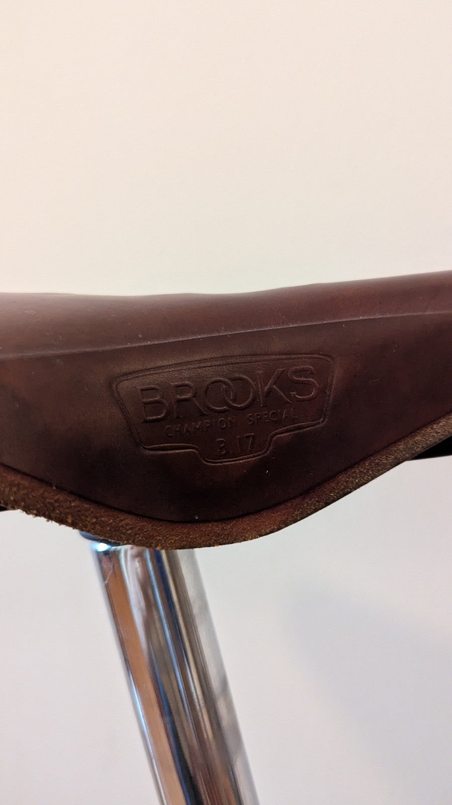 Brompton S3L, 2008 – Original Raw Lacquer – Excellent Condition – Leather Saddle
