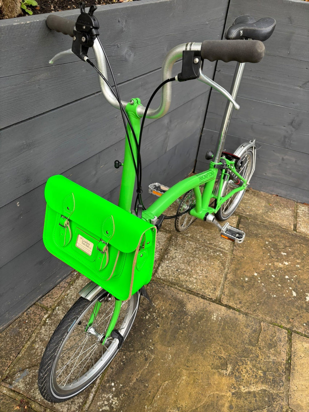 Brompton M3L C Line equivalent Folding Bicycle in Apple Green - Hardly Used