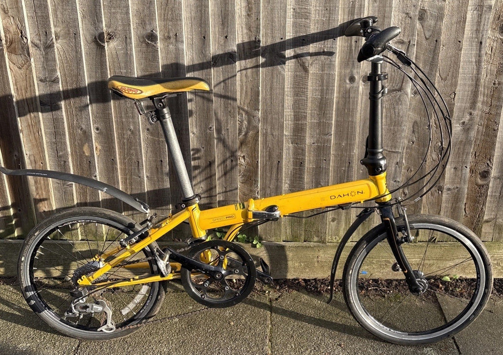 Dahon Speed Pro -7 Speed Folding Bike In Yellow