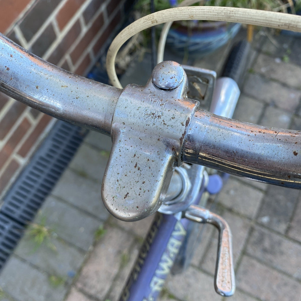 Vintage Classic 1973 Lilac Raleigh Stowaway Folding Bike