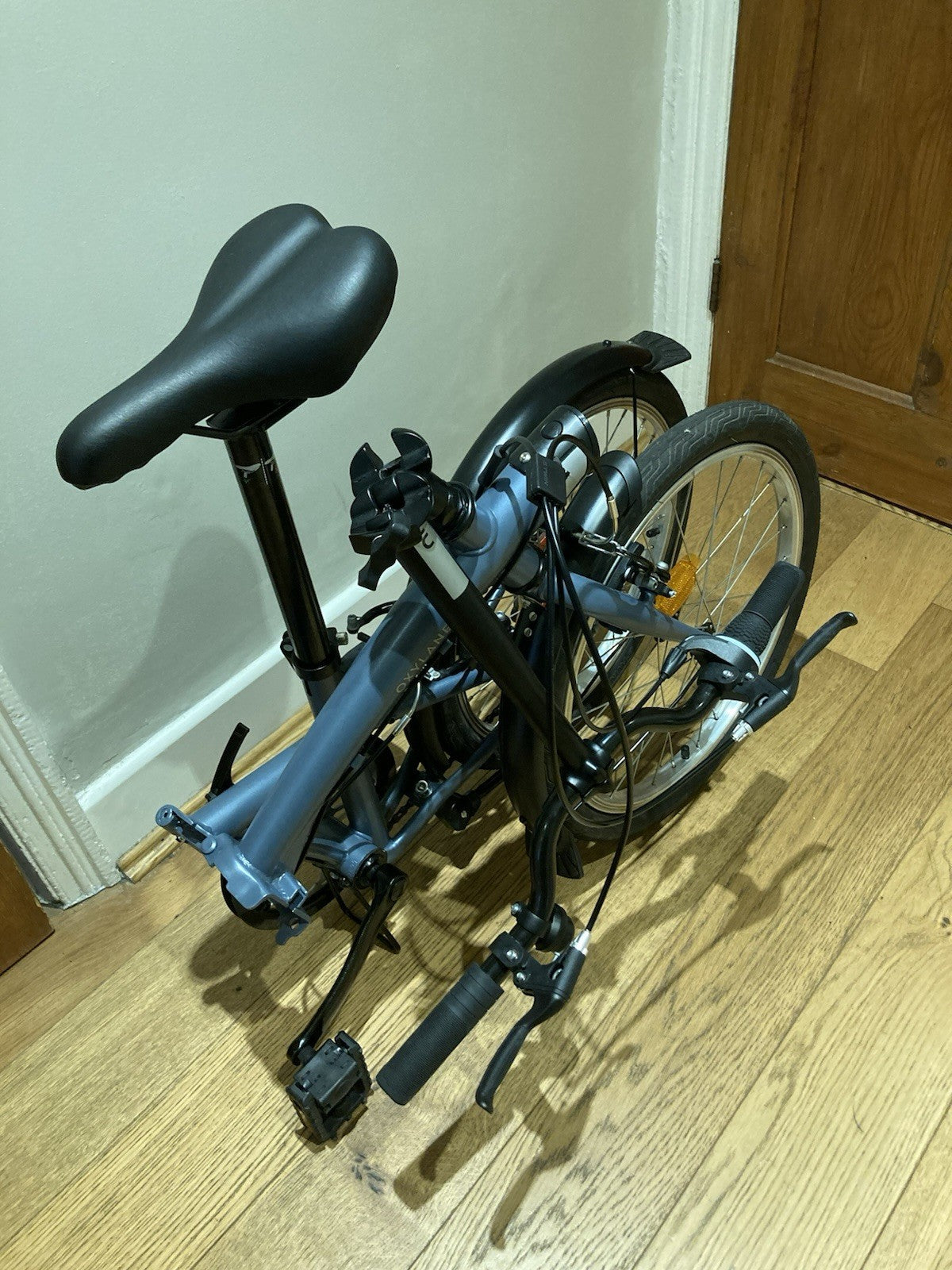 BTWIN Folding Bike Fold 120 - Blue- Used Excellent condition 6 speed
