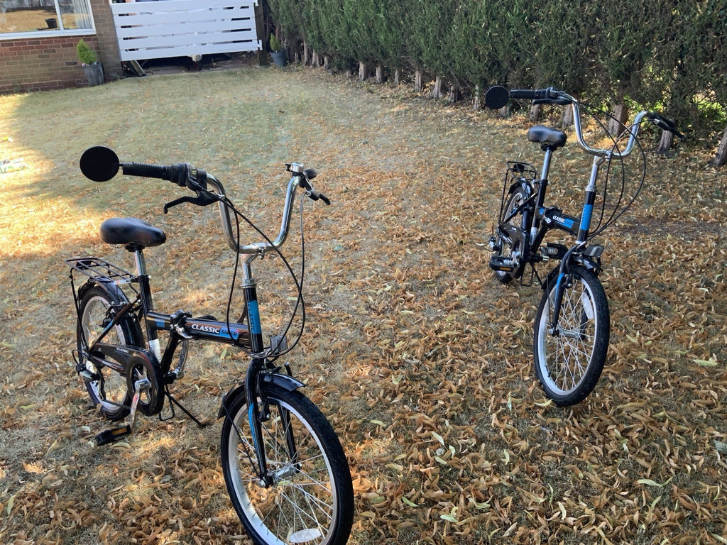 2 Classic Shaker Folding Bikes 20" Wheels