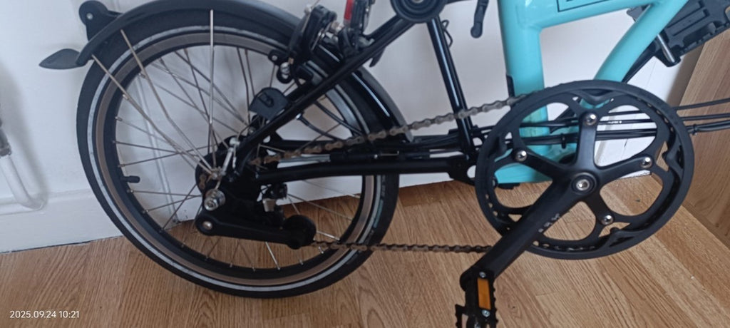 Brompton Bike 6 Speed -e-, Turkish Green, Hardly Used