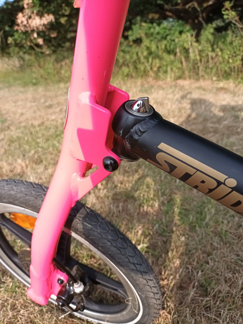 Strida LT Belt Drive Folding Bicycle, 2020, PINK, Disc Brakes, Made in Taiwan