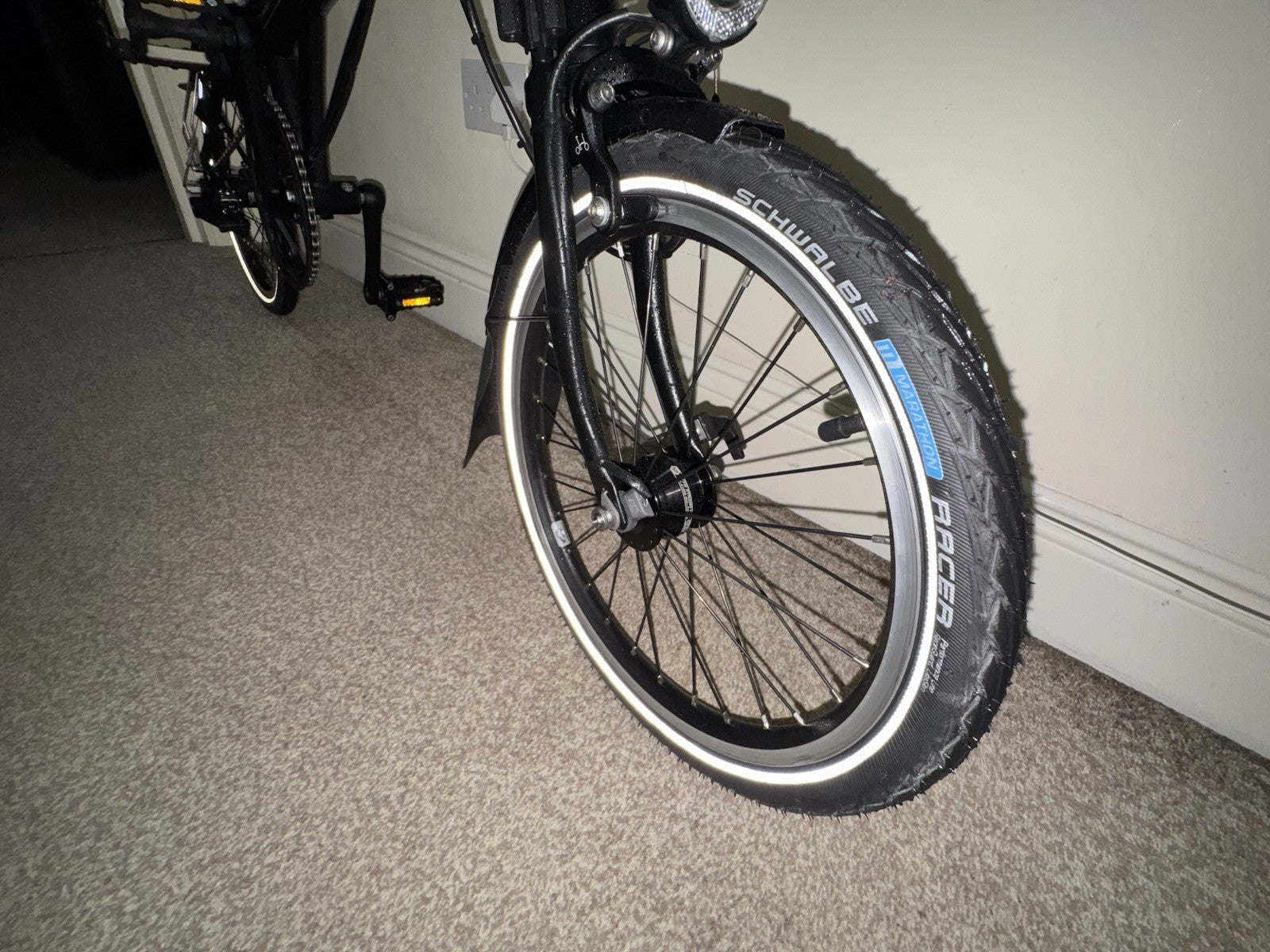 Bromton Black C Line Folding Bike 6 Gears Dynamo 2025