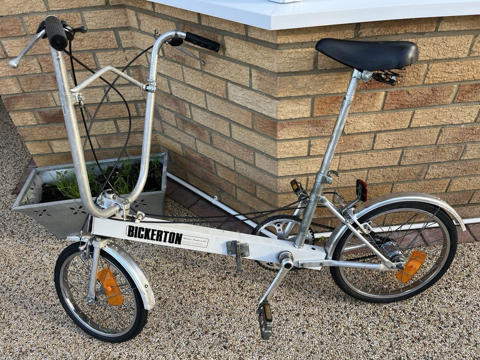 Bickerton Portable Folding Bicycle 3-Speed Classic 1970s Vintage Aluminium Bike