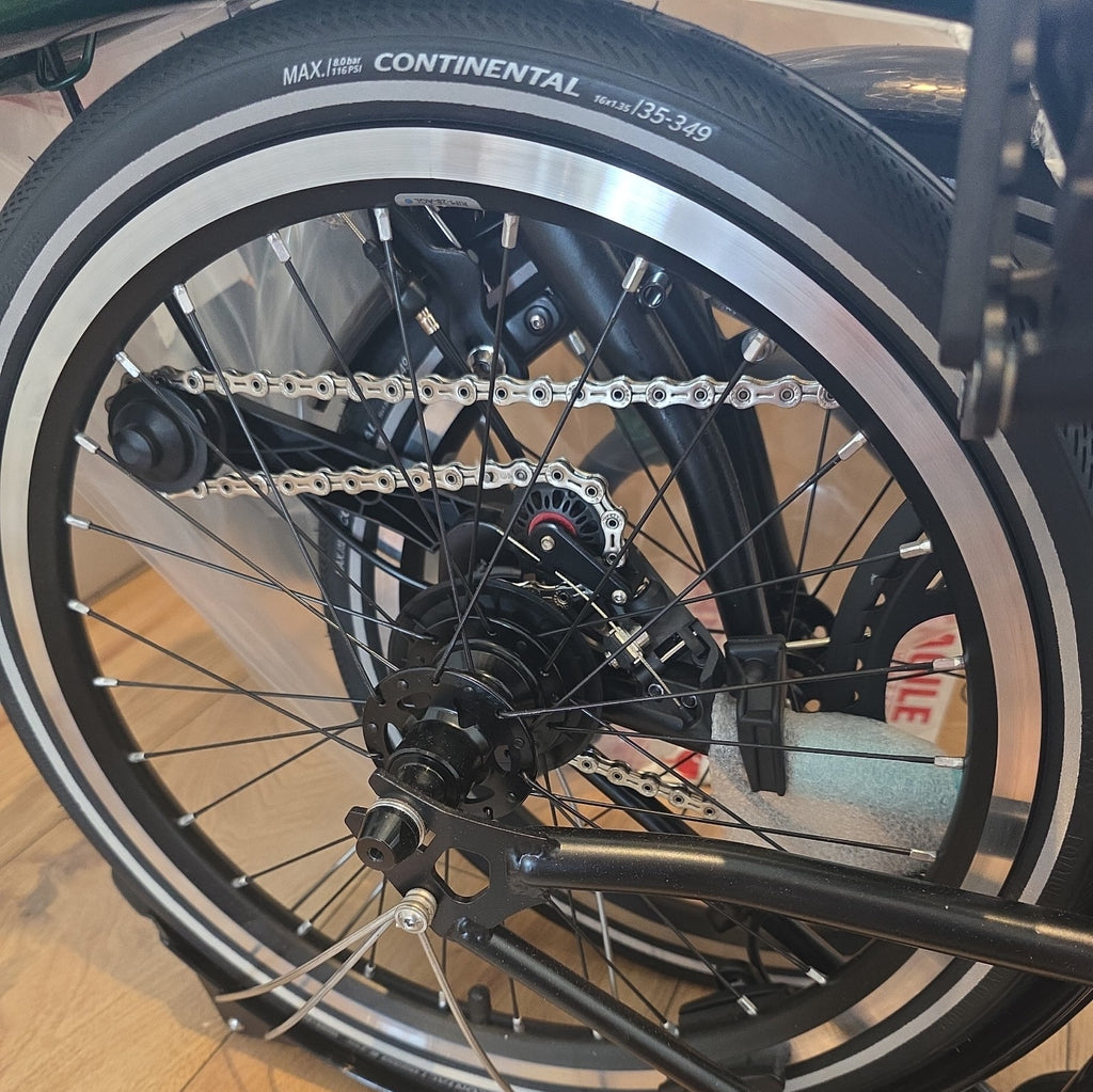 Brompton P Line 4-Speed - Urban Low Handlebar Folding Bike - Emerald Green LTD!
