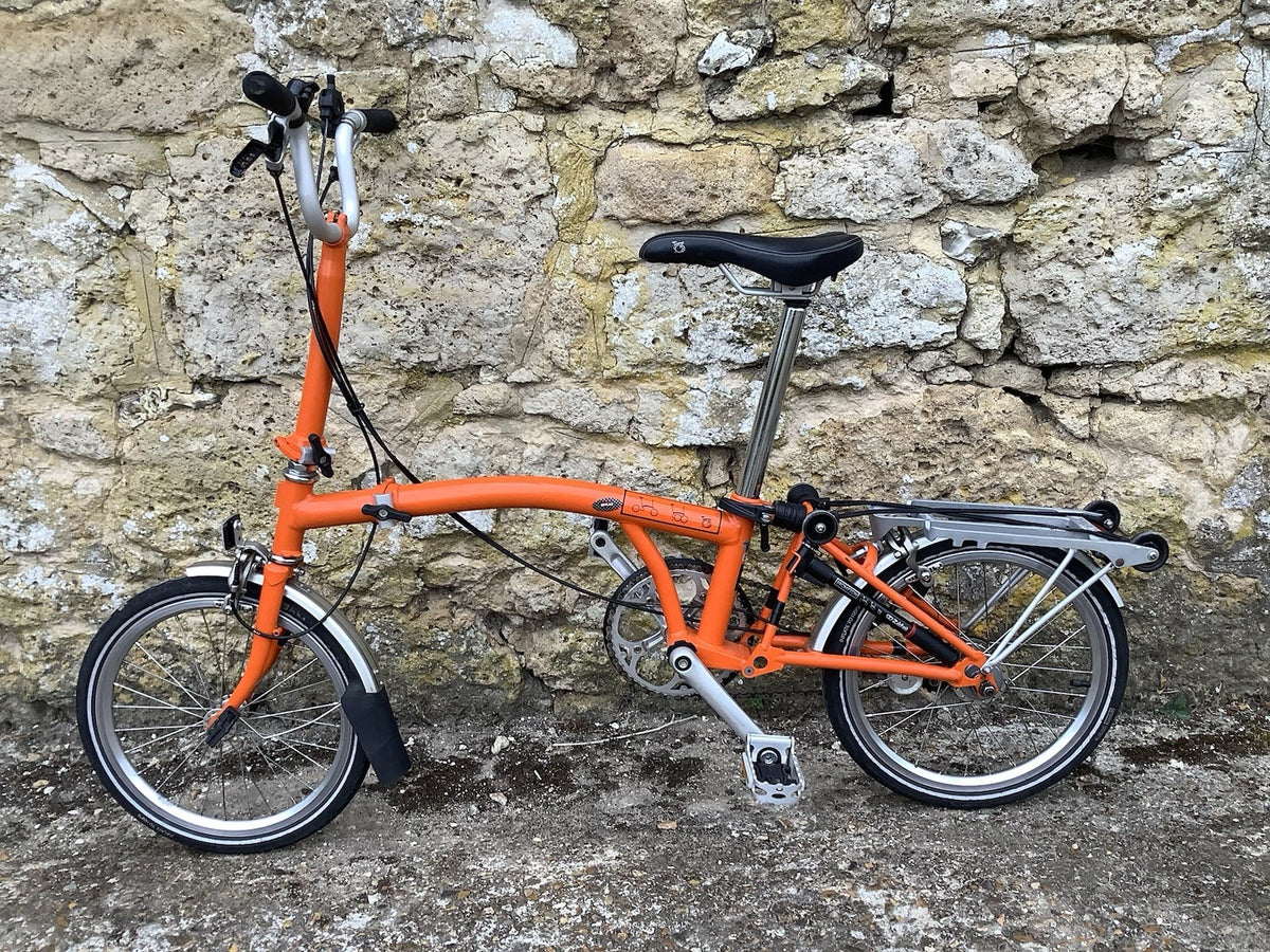 Brompton M3R Folding Bike - Orange - UK DELIVERY