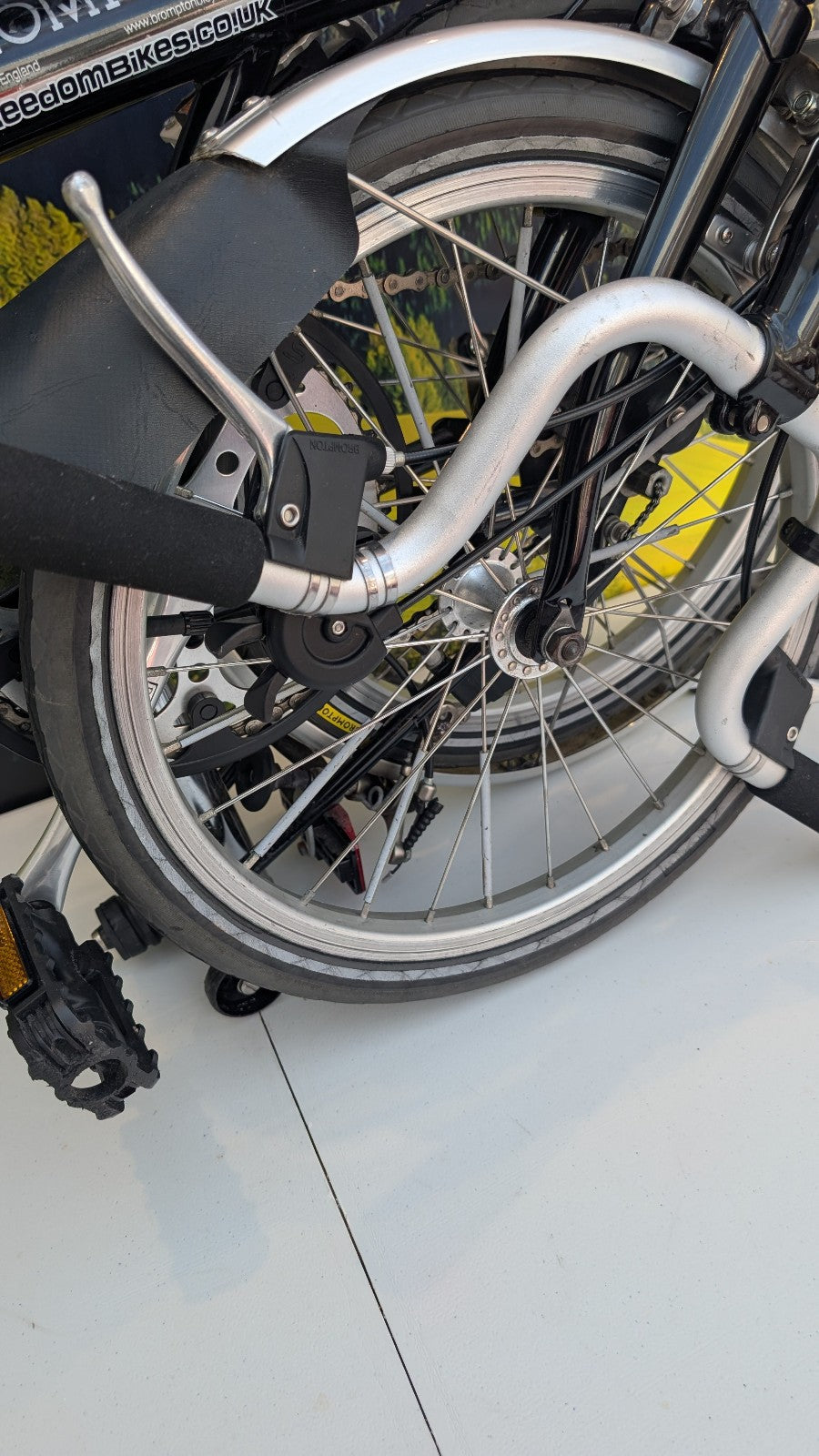 Brompton M3L 16" Folding Bike 3 Speed - Black, w/ Mudguards  - VGC