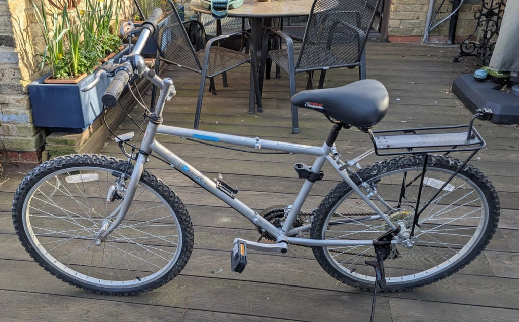 Mazda 26” Compact foldable Town and Country bike.  Minimal use.  Great condition