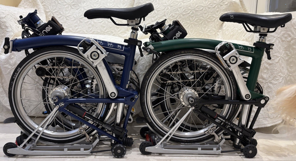 Brompton H6R + S6R C Line 6 Speed Folding NANO electric assist bicycles