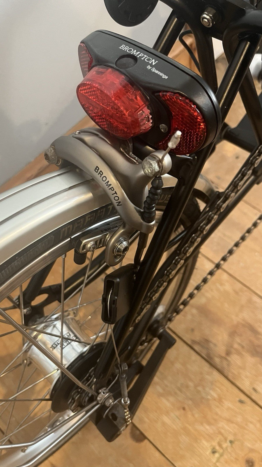 Brompton Folding Bike 3-Speed, Black
