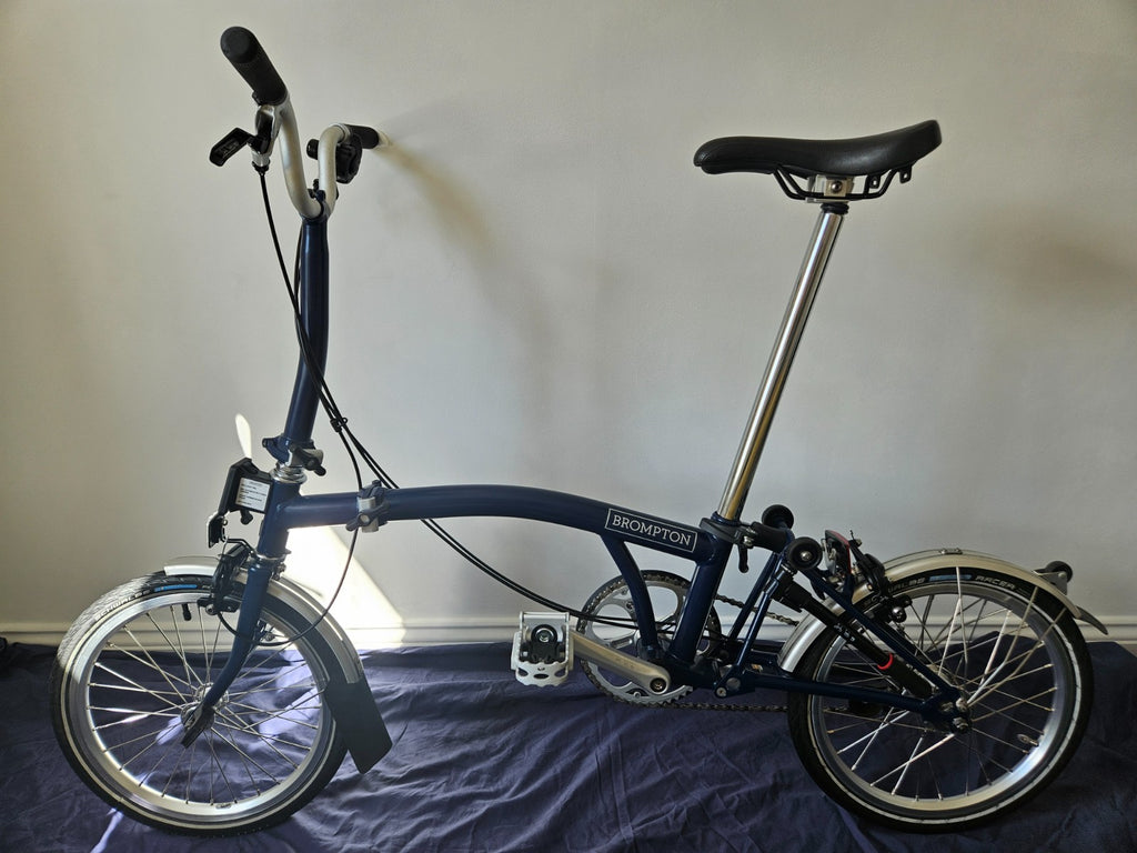 Brompton M3L - 3 Speed - C Line - Mid- Tempest Blue