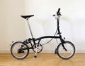Brompton Folding Bike C Line 3 Speed Black 2018 - Excellent Condition