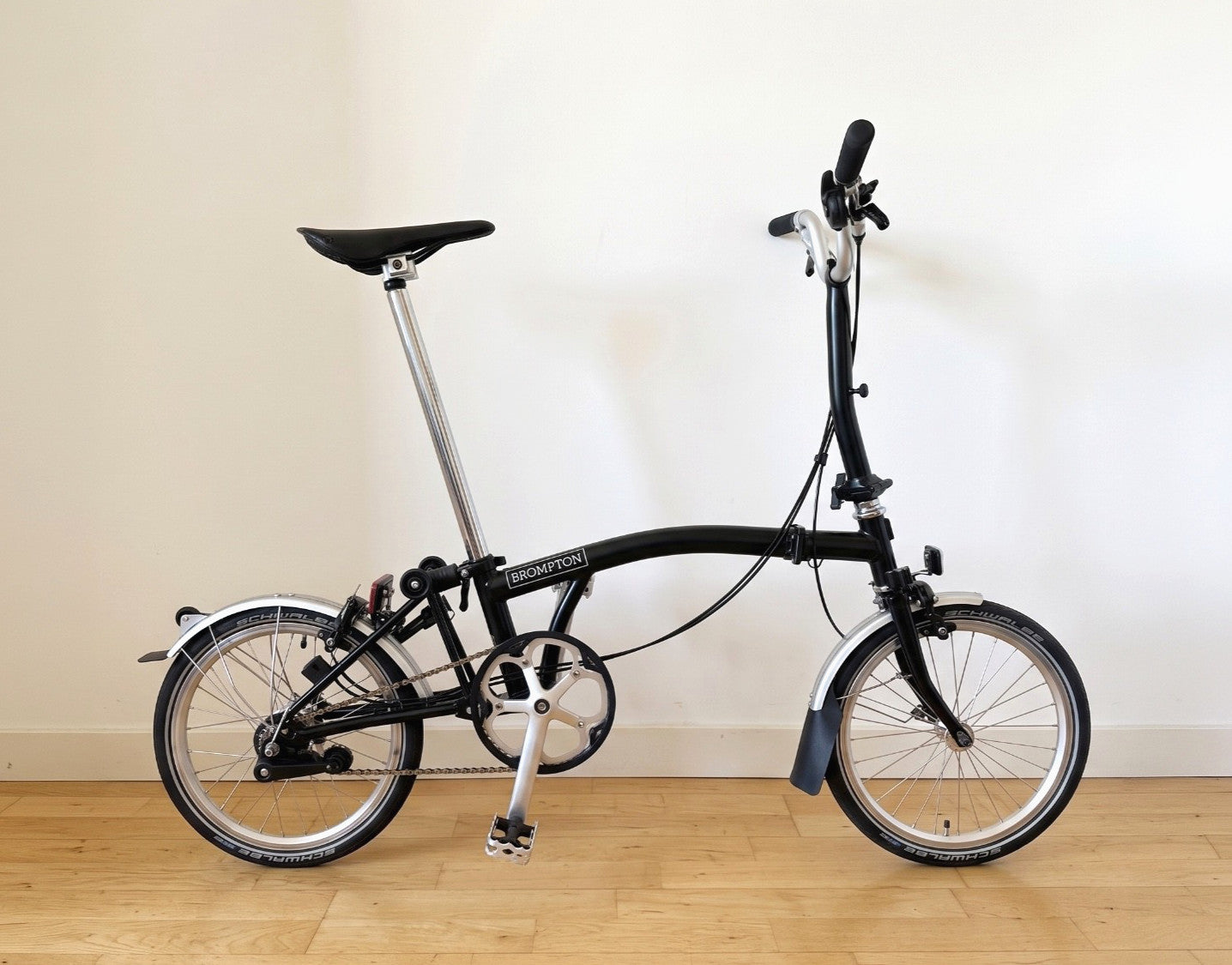 Brompton Folding Bike C Line 3 Speed Black 2018 - Excellent Condition
