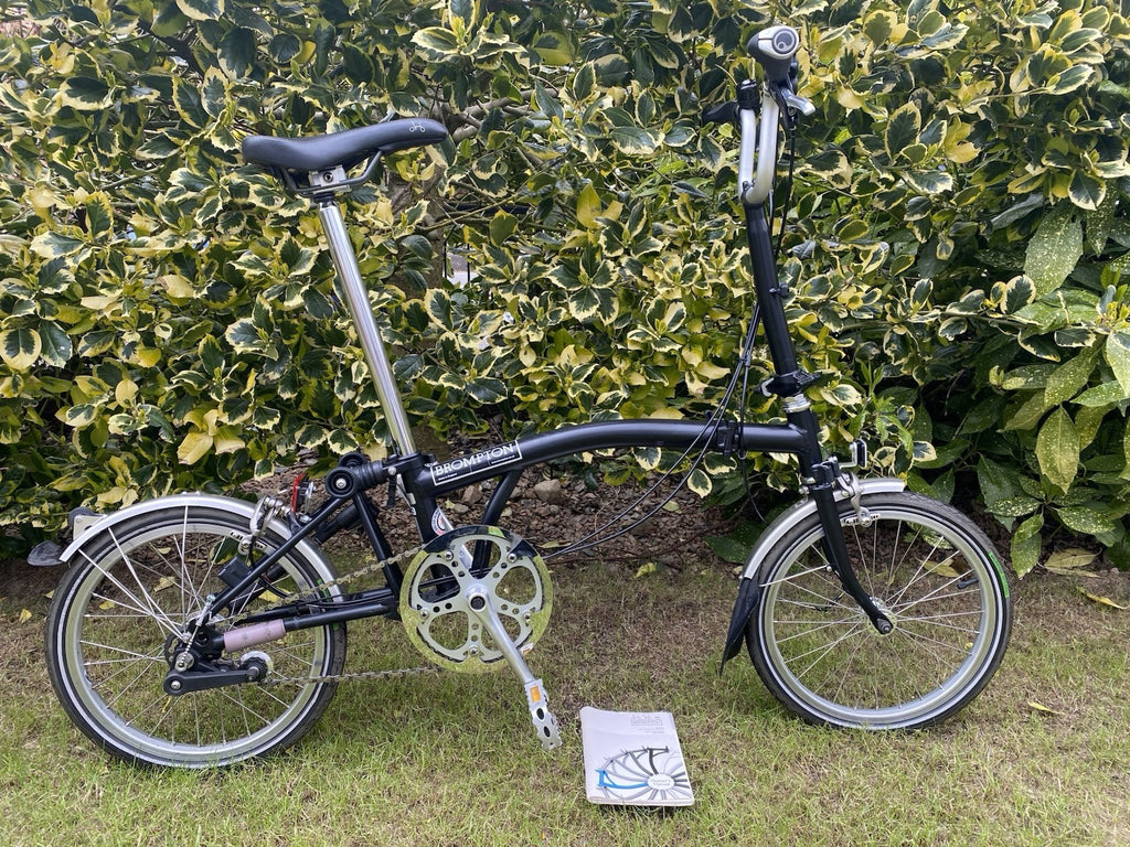 Brompton Folding Bike 3-Speed, Black