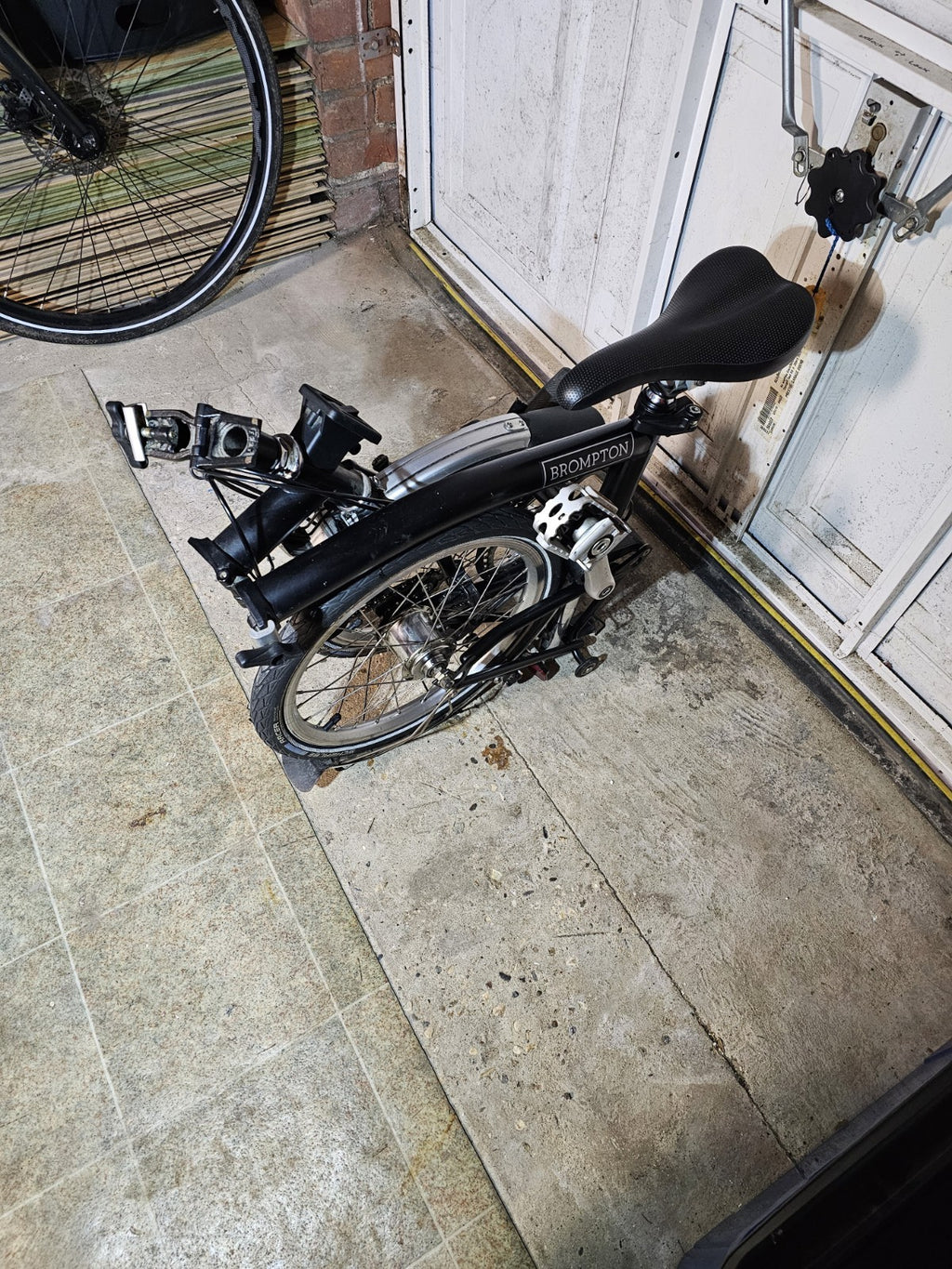Brompton Folding Bike - Matte Black - Excellent Condition