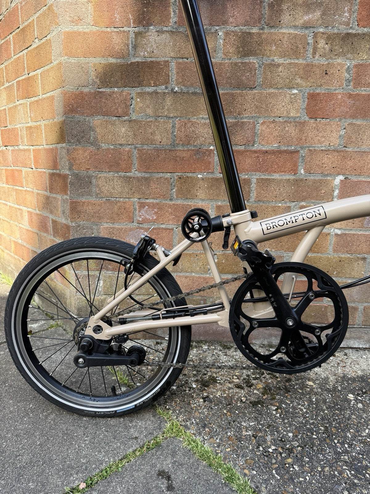 Brompton C-Line Folding Bicycle 2-Speed (Dune Sand)