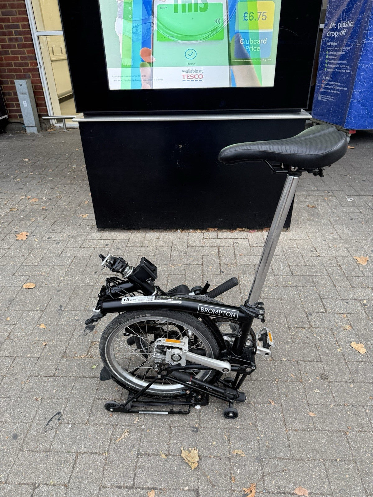 Brompton Folding Bike S6L Matte Black