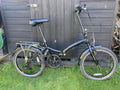 Viking Folding Shopper Bike with 6 Speed Gears Plus Padded Bike Seat