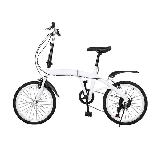 20" Folding Bike Adults Bicycle Adjustable Speed Alloy Bicycle Folding City Bike
