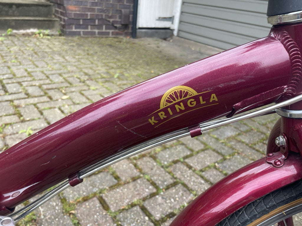 Dutch Style Folding Women’s Bike With 7 Speeds, Mudguards And Pannier Rack